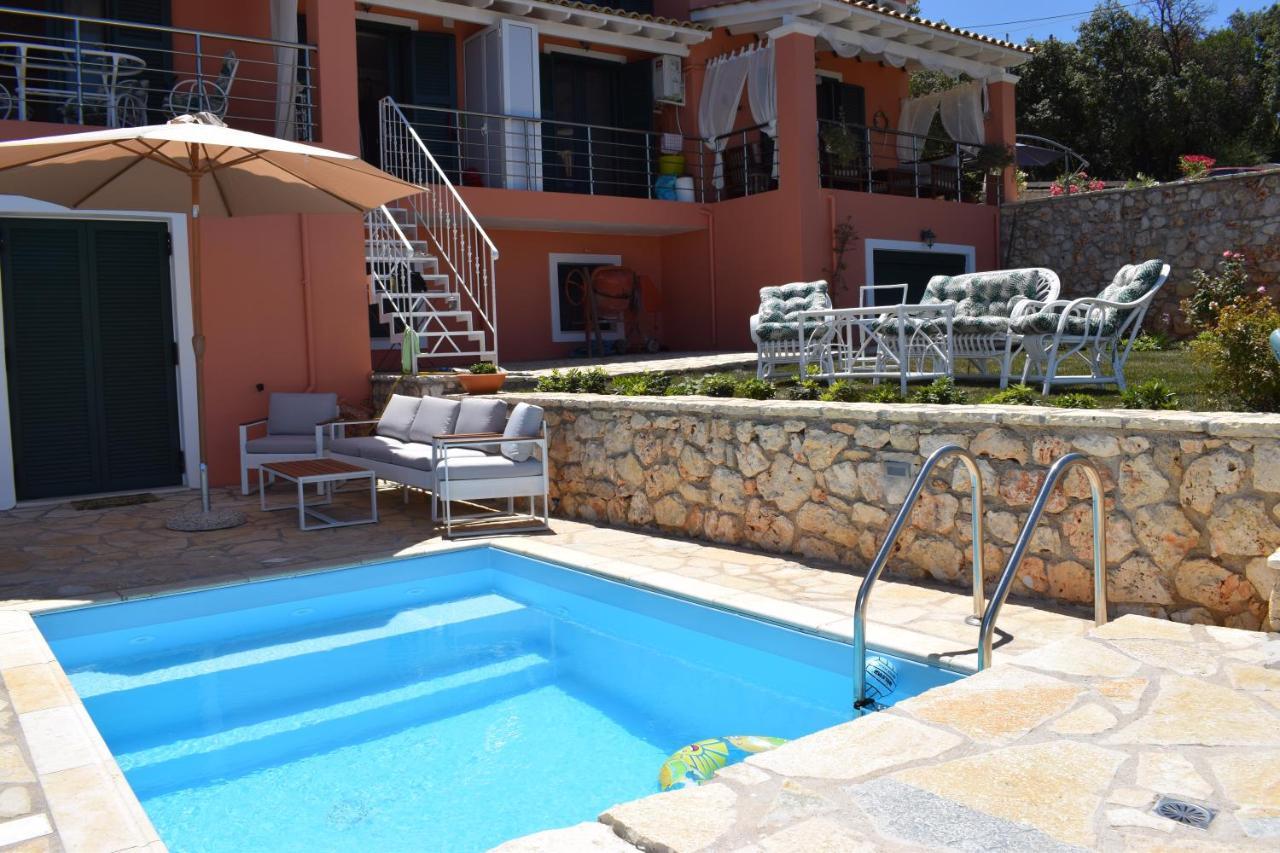Villa Thetis With Private Pool Where The Sunsets Fade Away Áyios Nikítas Kültér fotó