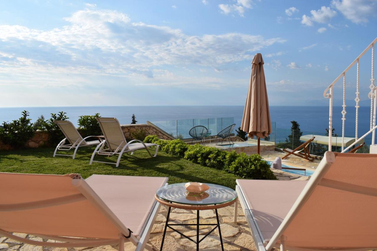 Villa Thetis With Private Pool Where The Sunsets Fade Away Áyios Nikítas Kültér fotó