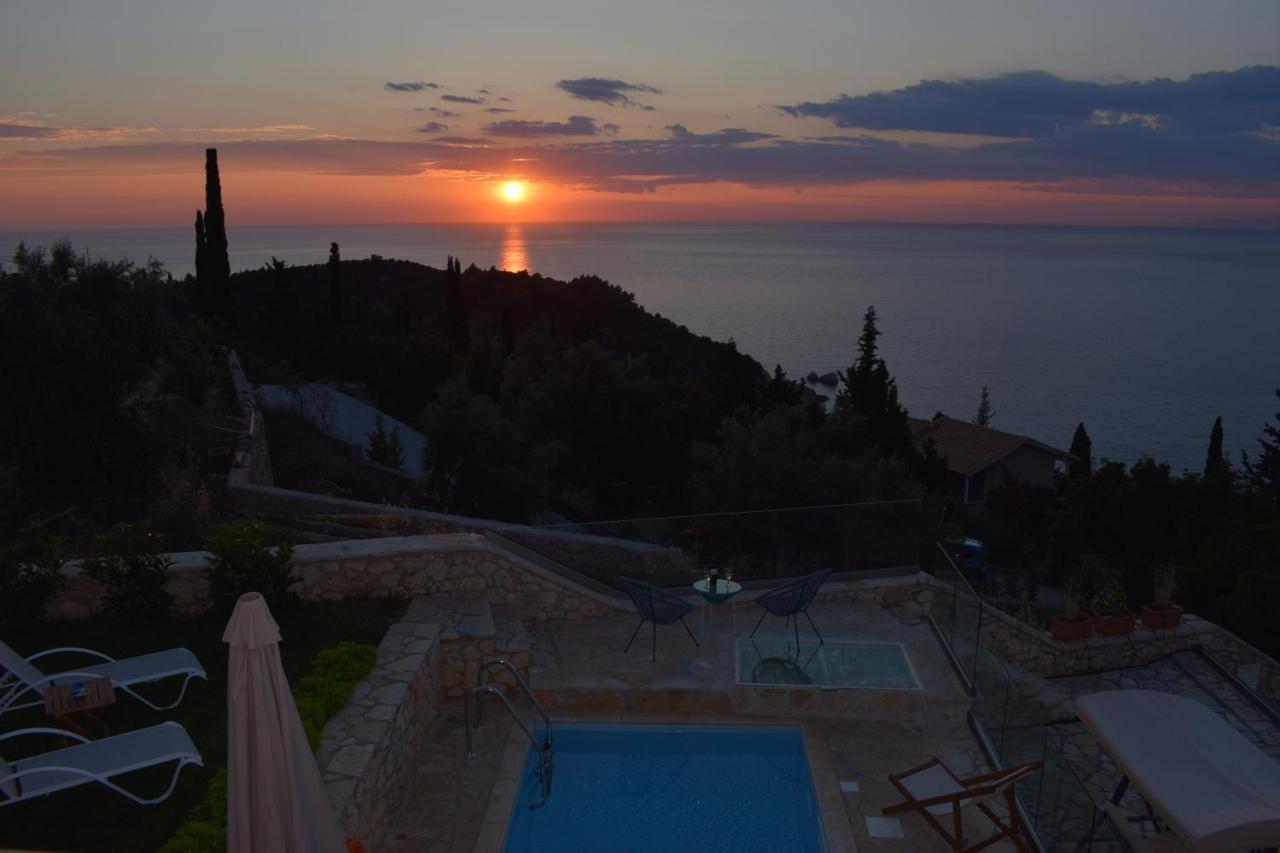 Villa Thetis With Private Pool Where The Sunsets Fade Away Áyios Nikítas Kültér fotó
