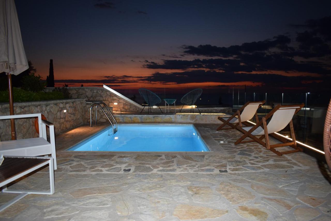 Villa Thetis With Private Pool Where The Sunsets Fade Away Áyios Nikítas Kültér fotó